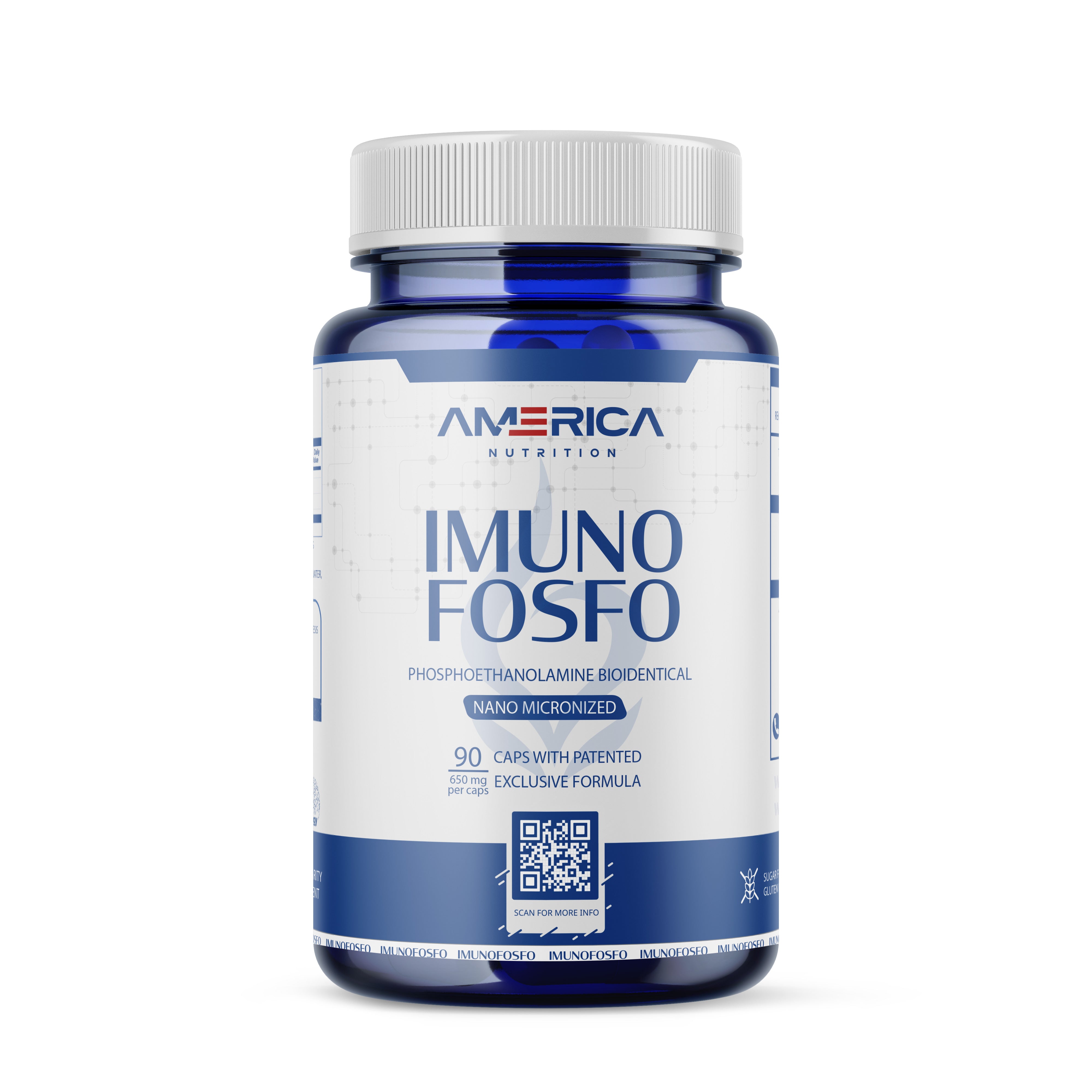 Frasco de ImunoFosfo 90 cápsulas
